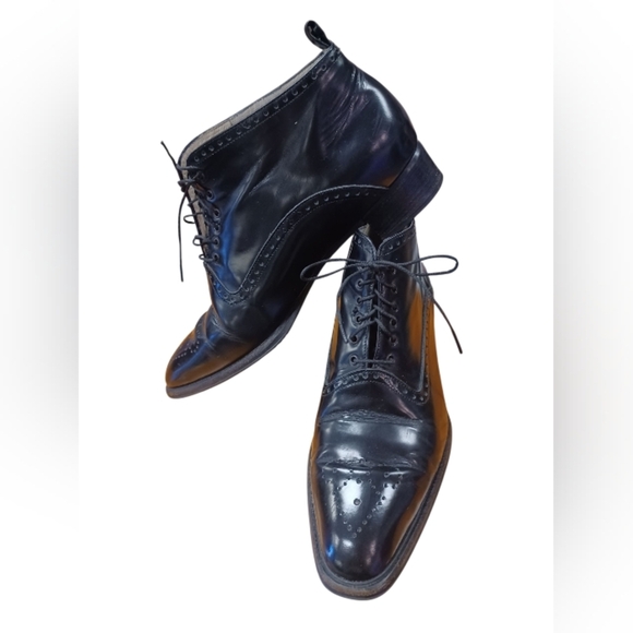 Bally Leather Dress Shoes Loafer Black Size 40 (9) EUC - Picture 2 of 8